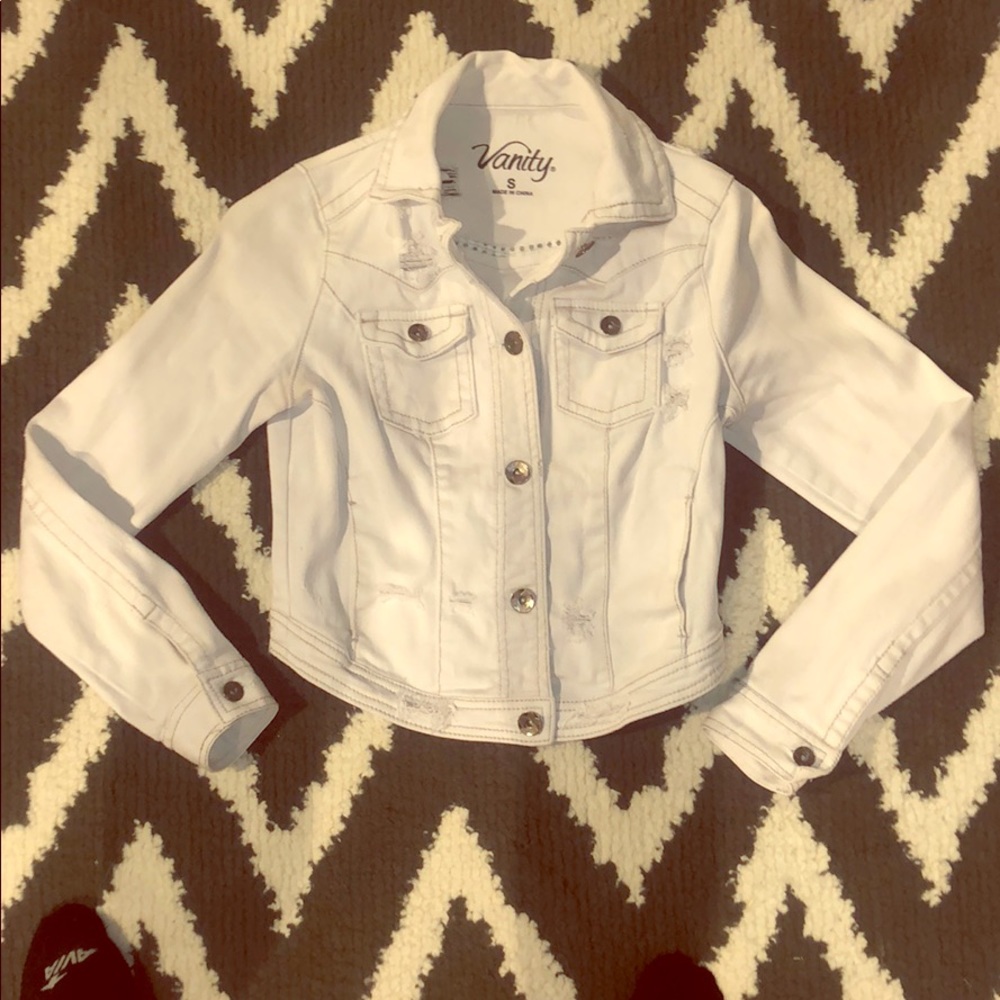 White Vanity Jean Jacket